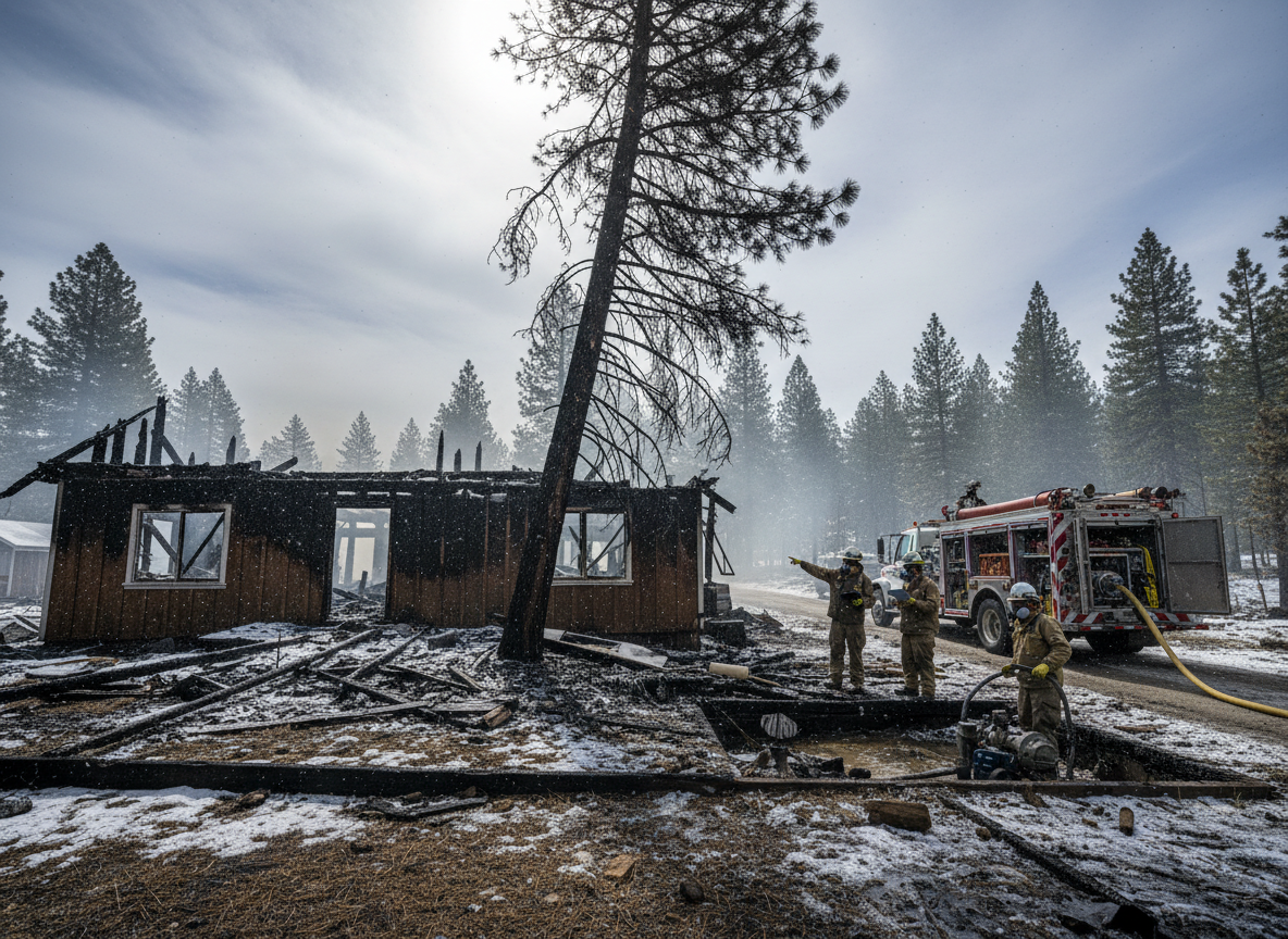 Fire Damage Restoration in Highland