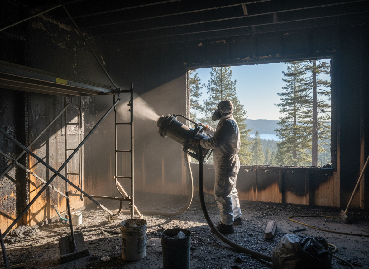 Fire Damage Restoration in Running Springs