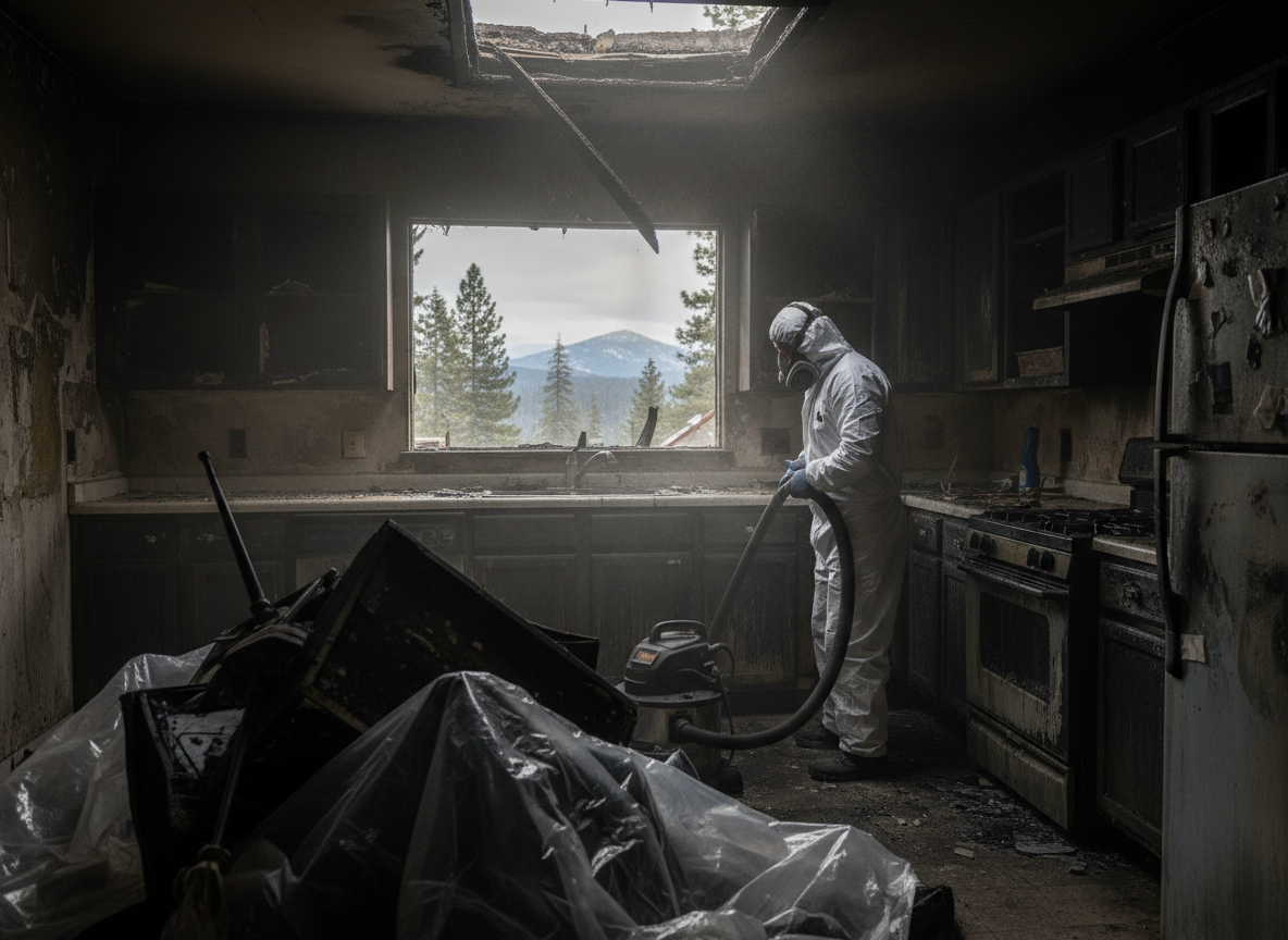 Fire Damage Restoration in Crestline